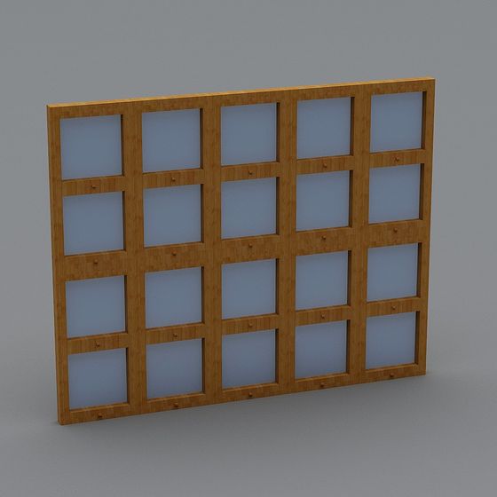 Bamboo Partition 3D Model for Modern Design