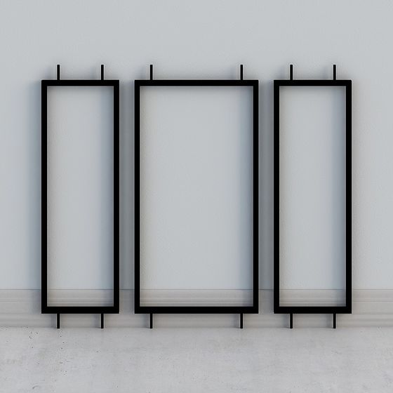 Urban Partition Screen 3D model