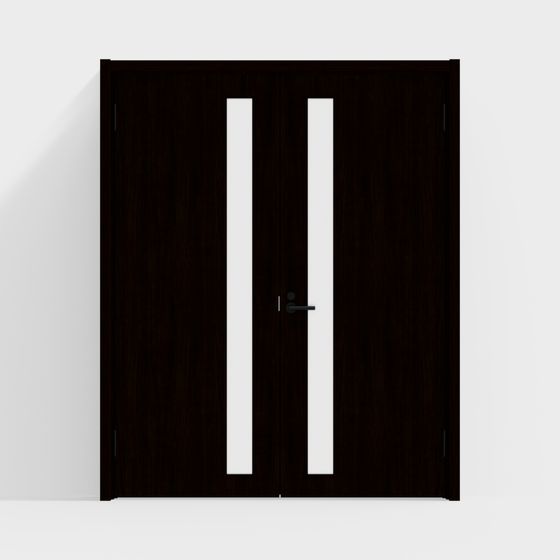 City Window 3D model - Modern Minimalist Door Design