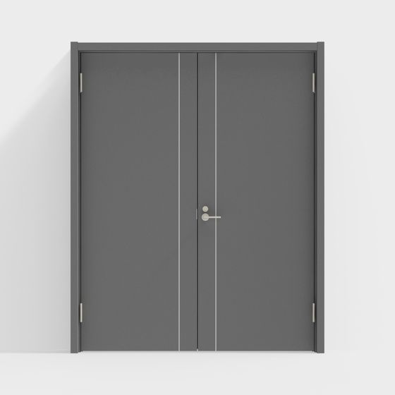 Urban Door 3D model for Contemporary Spaces