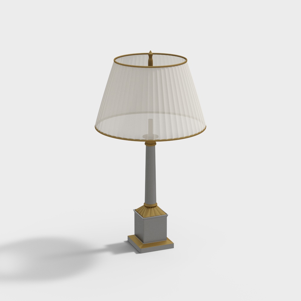 โคมไฟตั้งโต๊ะสไตล์ยุโรปที่เรียบง่าย