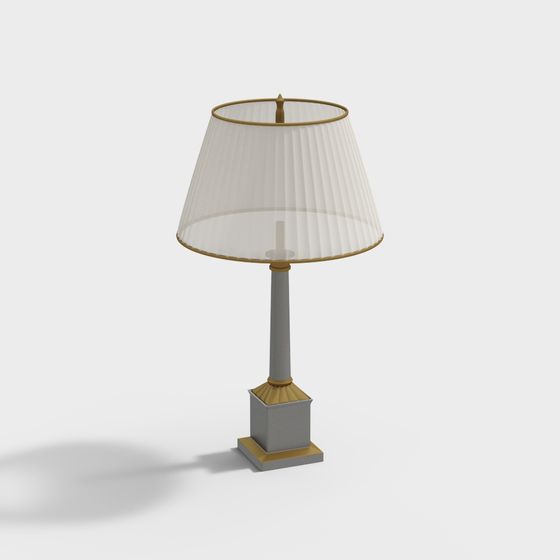 โคมไฟตั้งโต๊ะสไตล์ยุโรปที่เรียบง่าย