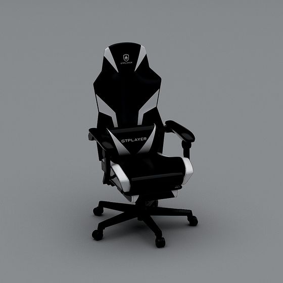 GTPLAYER Gaming Chair Low-Poly 3D Model
