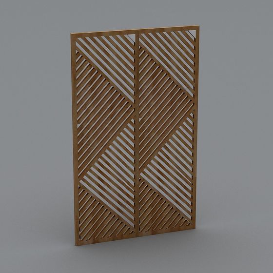 Herringbone Screen 3D model
