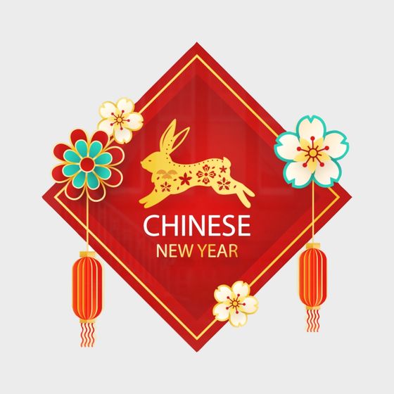 Chinese New Year Rabbit 3D model