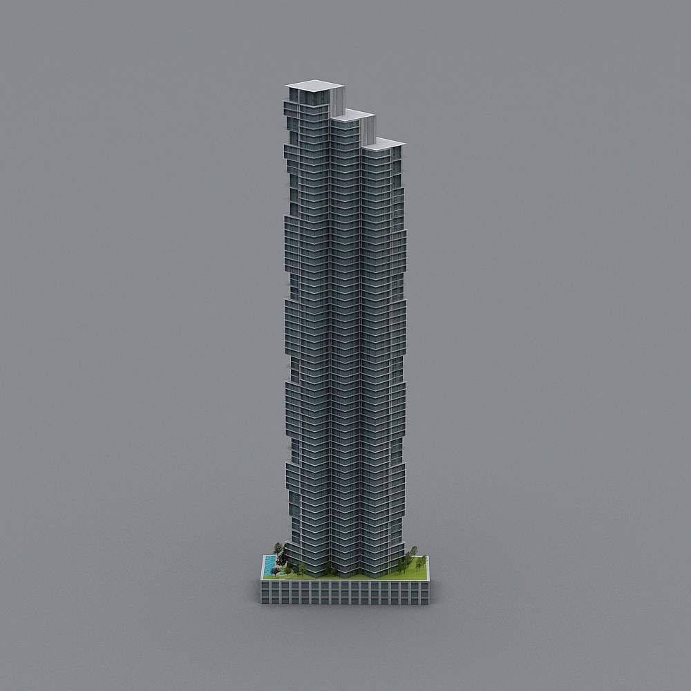 Urban Skyscraper 3D model