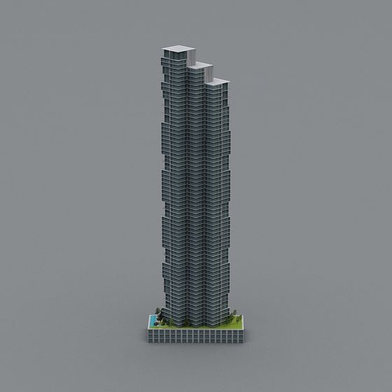 Urban Skyscraper 3D model
