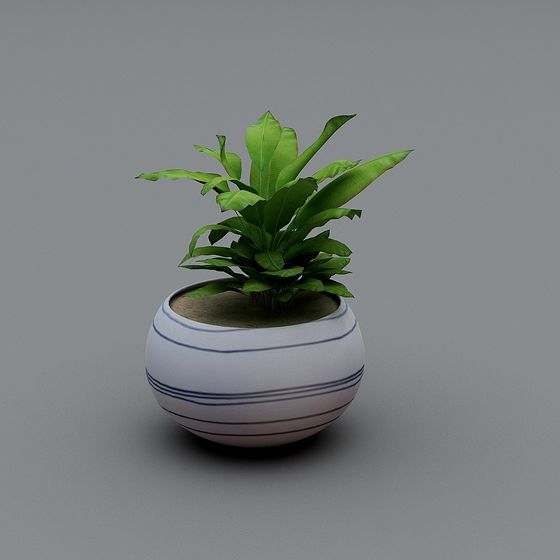 Urban Greenery 3D model for Creative Spaces