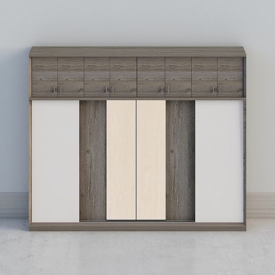 City Window Cabinet 3D model for Modern Interiors