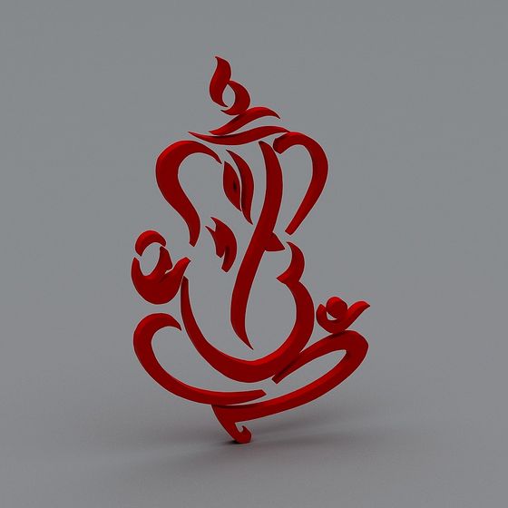 Ganesha Sculpture 3D model