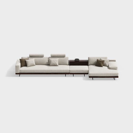 Urban Comfort Sofa 3D model for Modern Interiors