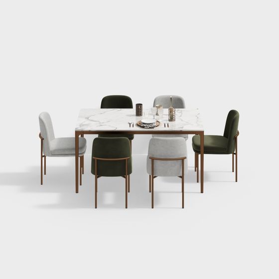 Urban Dining Table 3D model