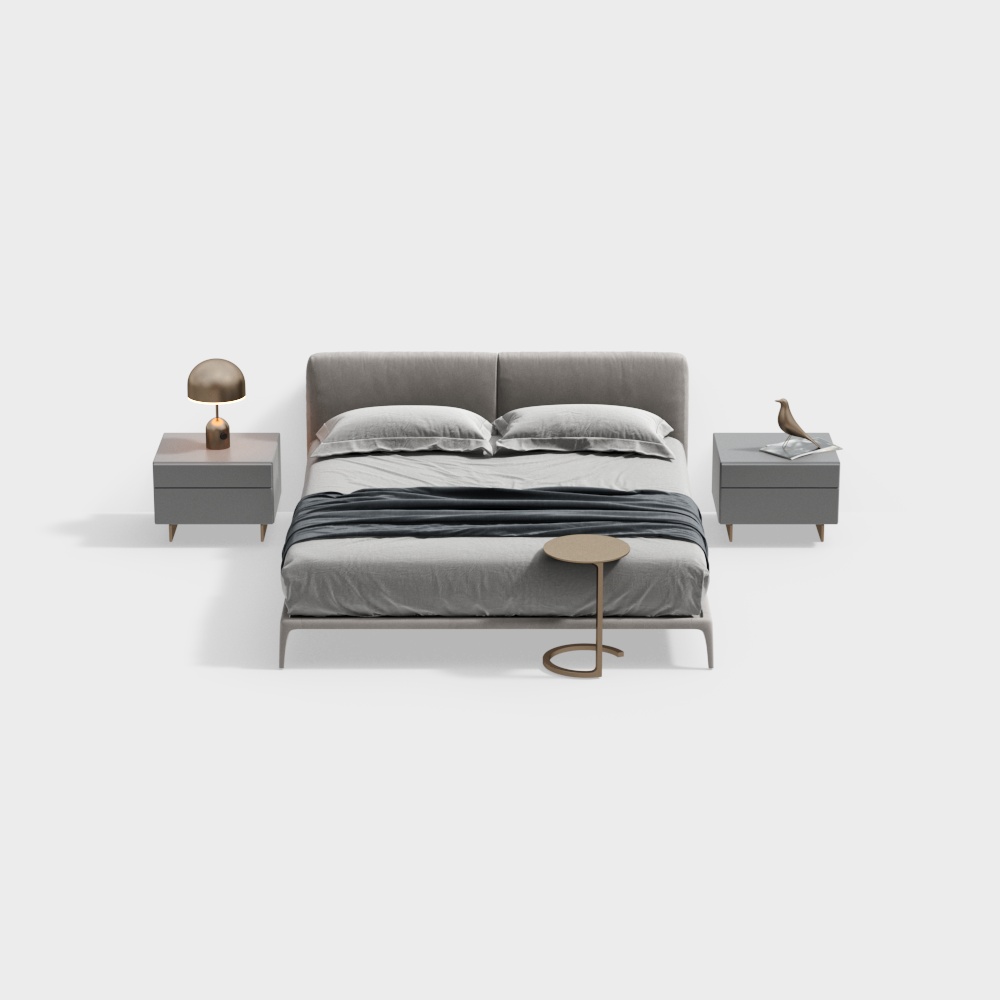 Minotti Modern Bed Set