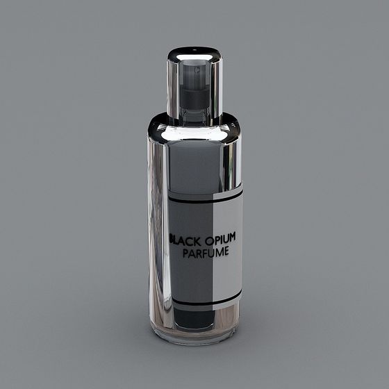 Black Opium Perfume Bottle 3D Model