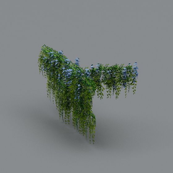 Wisteria Vine 3D model
