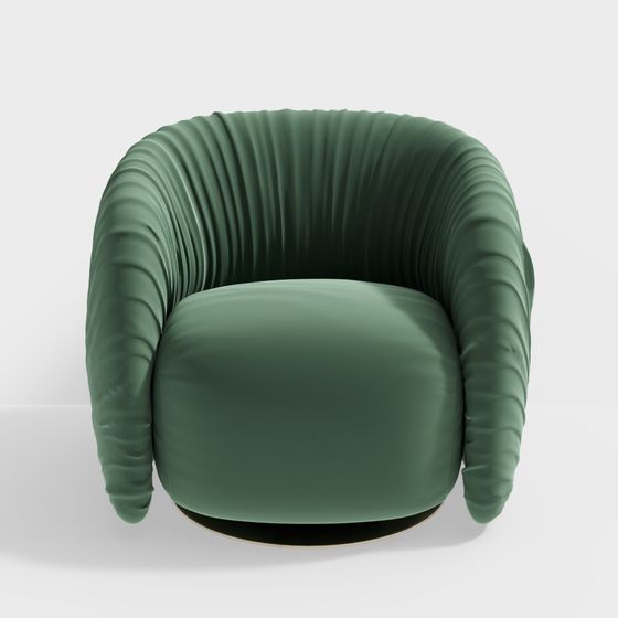 Stylish Folded Design Chair 3D model