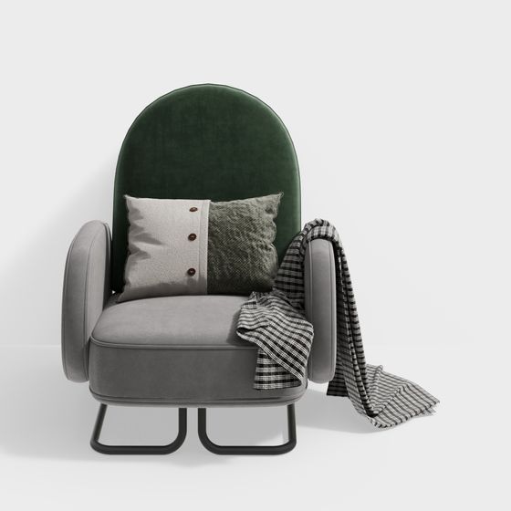 Cozy Retreat Chair 3D model