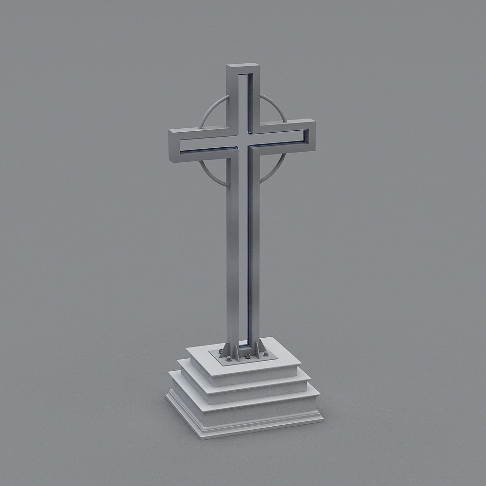 Sacred Light Cross 3D model