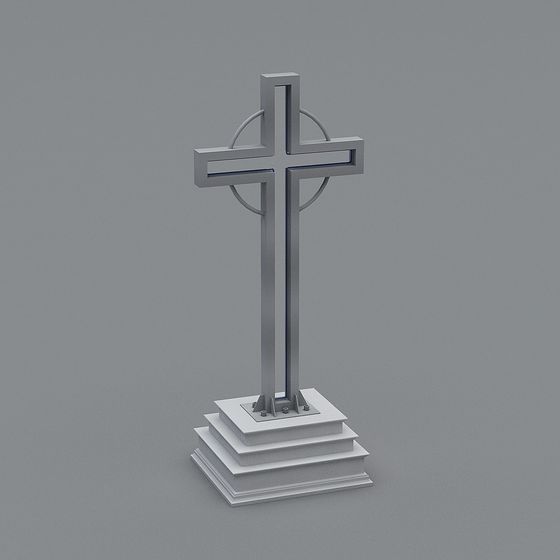 Sacred Light Cross 3D model