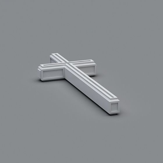 Minimalist Cross 3D model