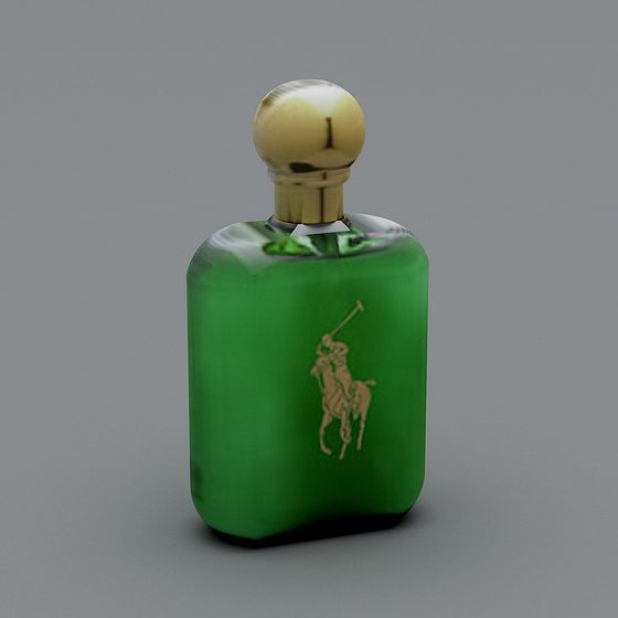 Chic Low-Polygon Perfume Bottle 3D model