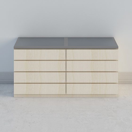 City Window Nightstand 3D model