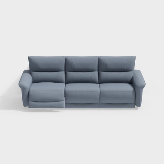 Sofa chức năng hiện đại tối giản clj-sn-b-65 sofa điện - bốn chỗ ngồi - đã mở