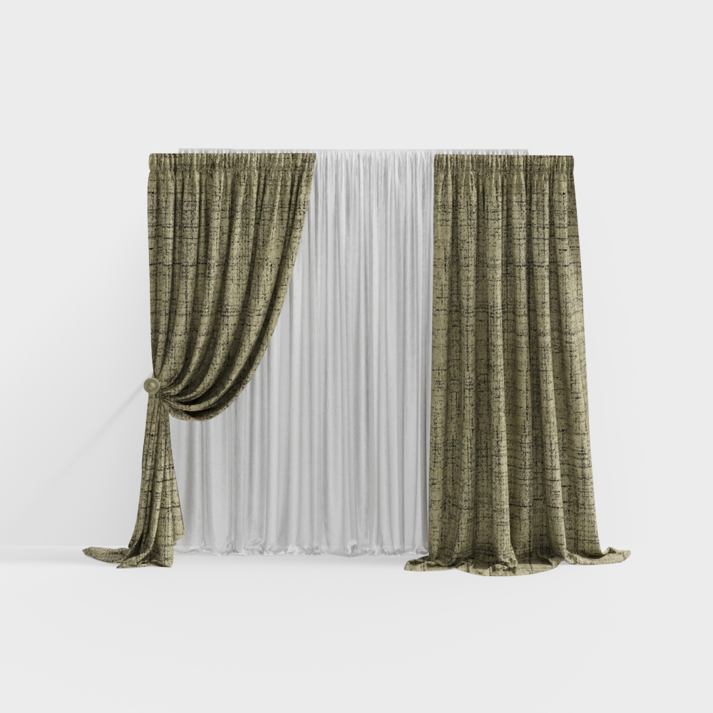 Design Space - Coral Sea - High Precision -C21161-13- Curtain 280cm
