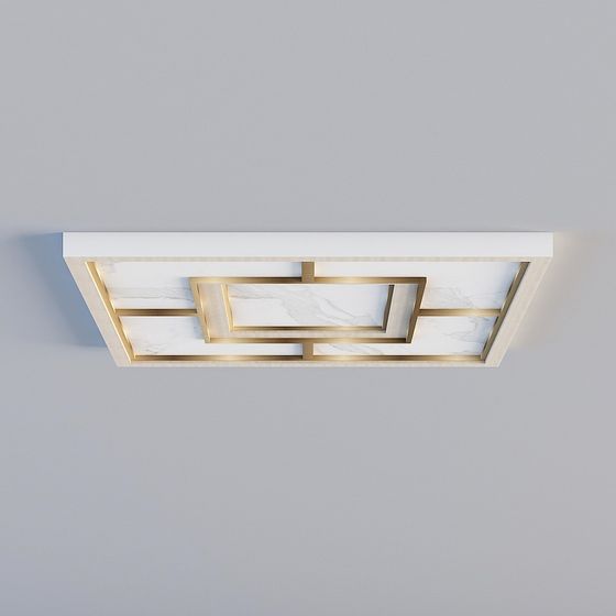 Elegant Ceiling Light 3D model for Modern Interiors