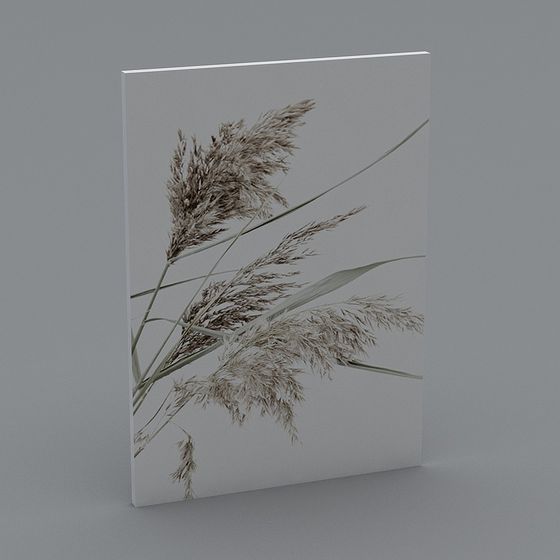 Reed Dance 3D Model - Nature's Elegance