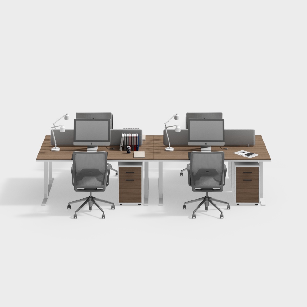 Combinaison de bureau et chaise de bureau modernes