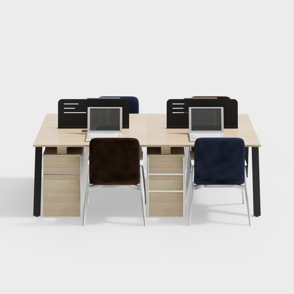 Modern office desk and chair combination