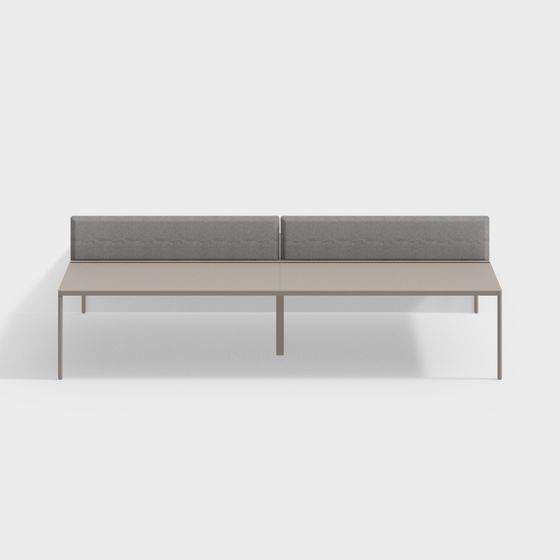 Stylish Urban Bench 3D model for Modern Spaces