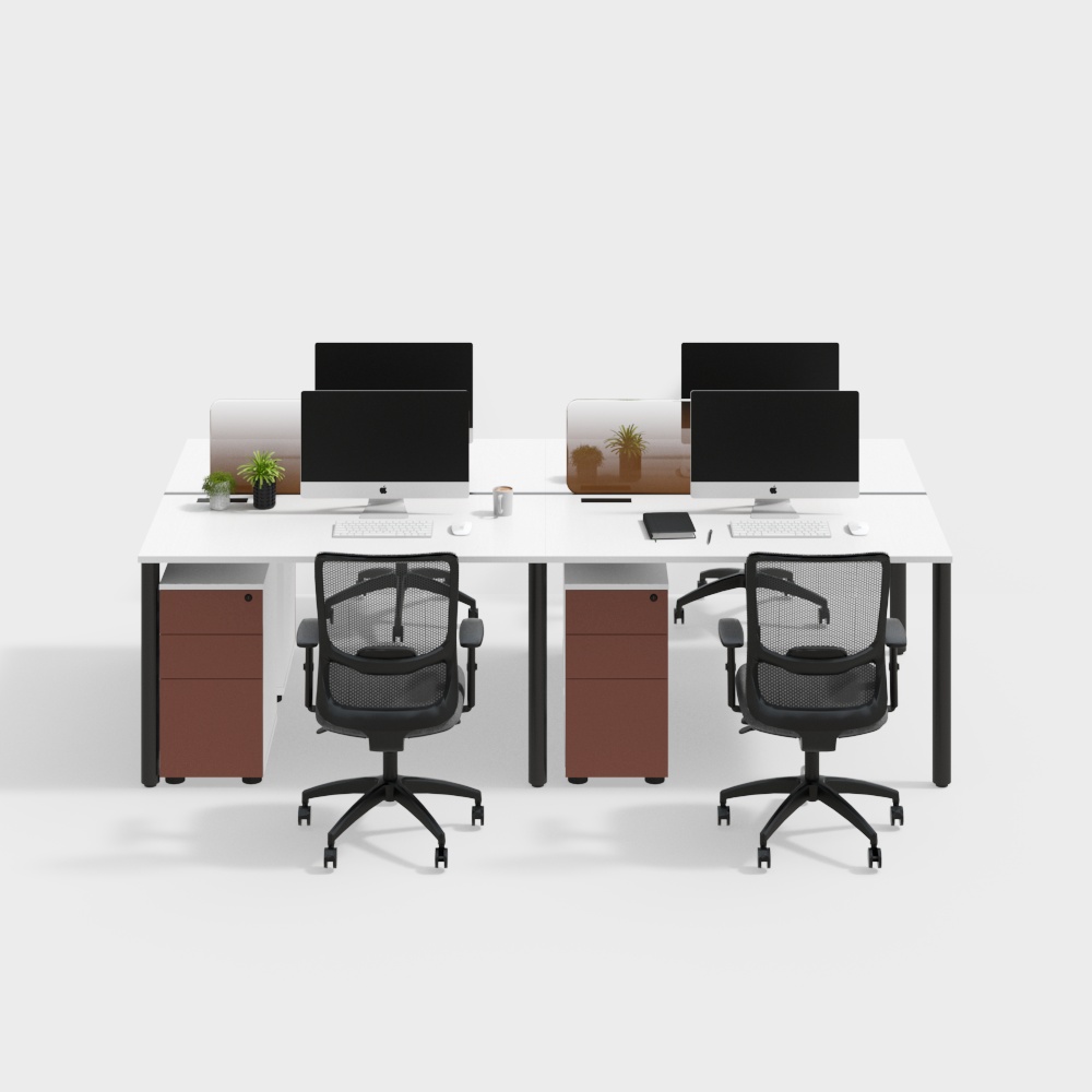 Modern office desk and chair