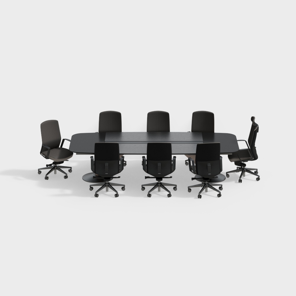 Modern conference tables and chairs