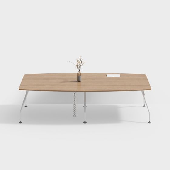 Stylish Conference Table 3D model for Modern Spaces