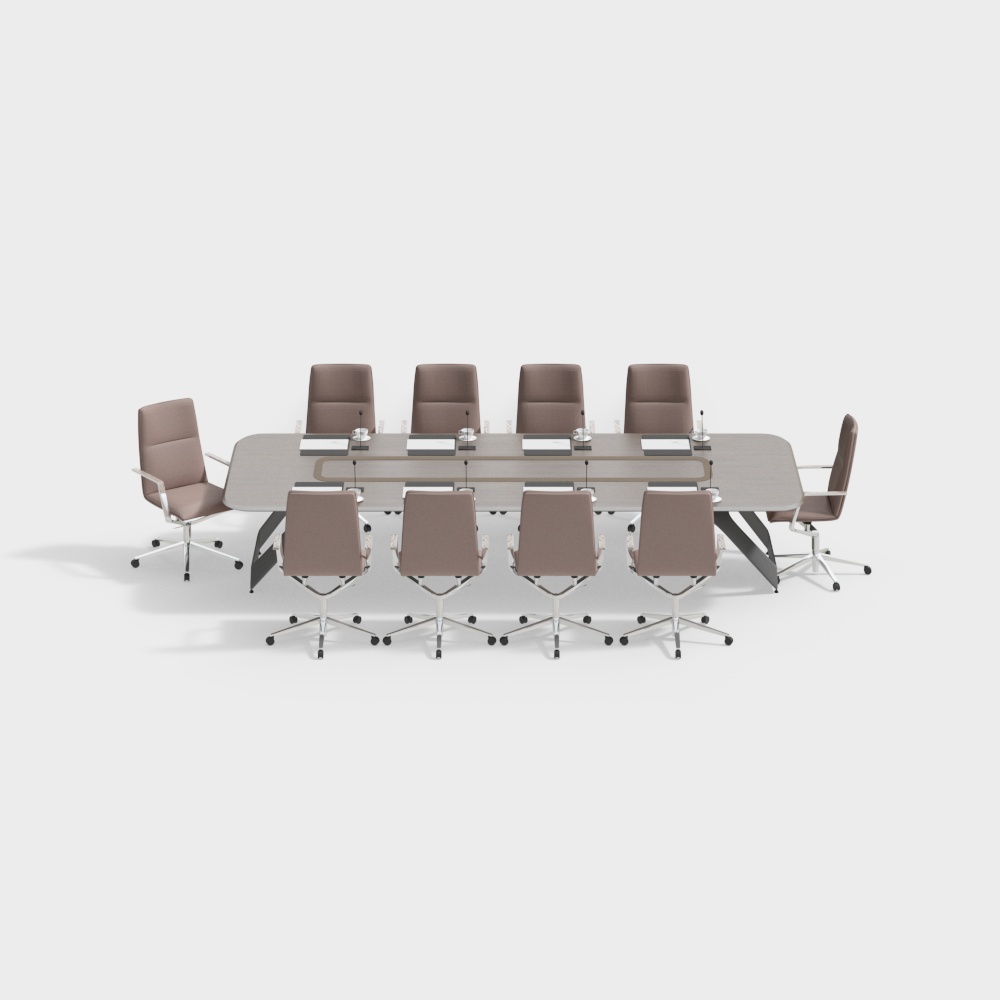 Modern conference tables and chairs