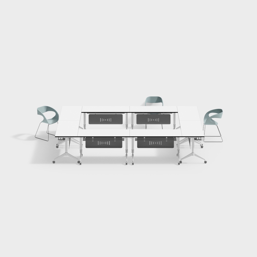 Modern office conference tables and chairs