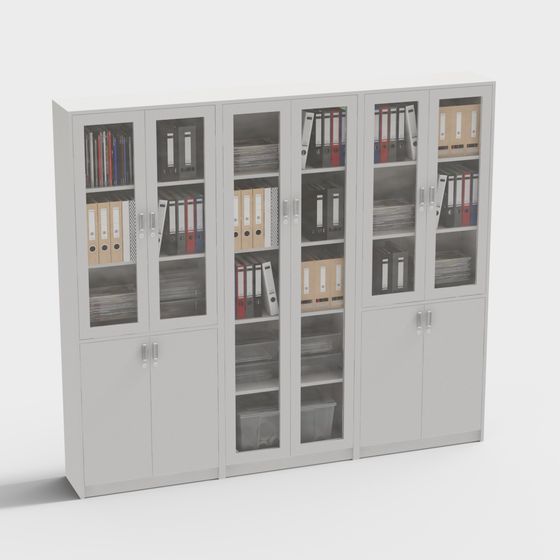 Modern Office Cabinet 3D model