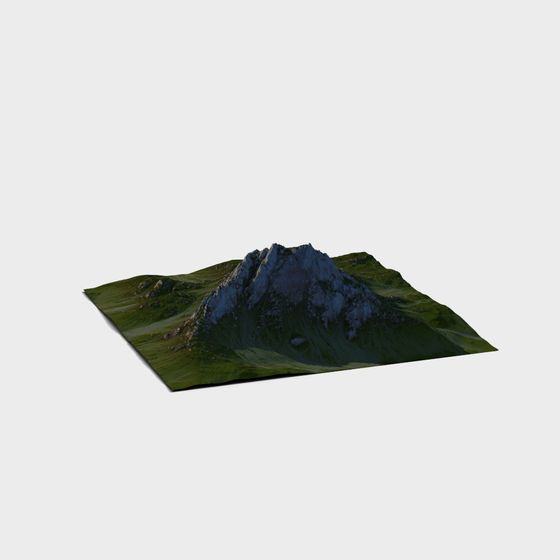Mountain Majesty 3D model