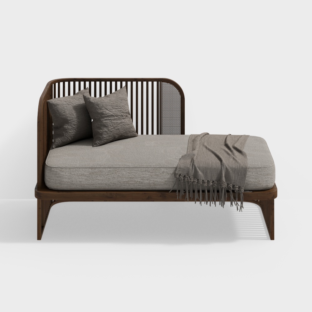 new chinese style double sofa