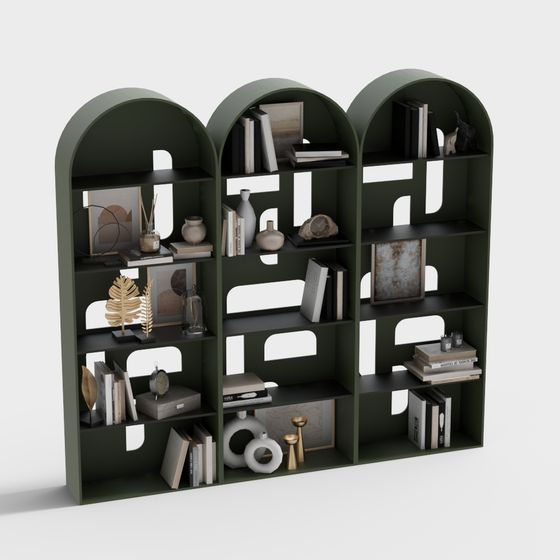 Nordischer Bücherregal