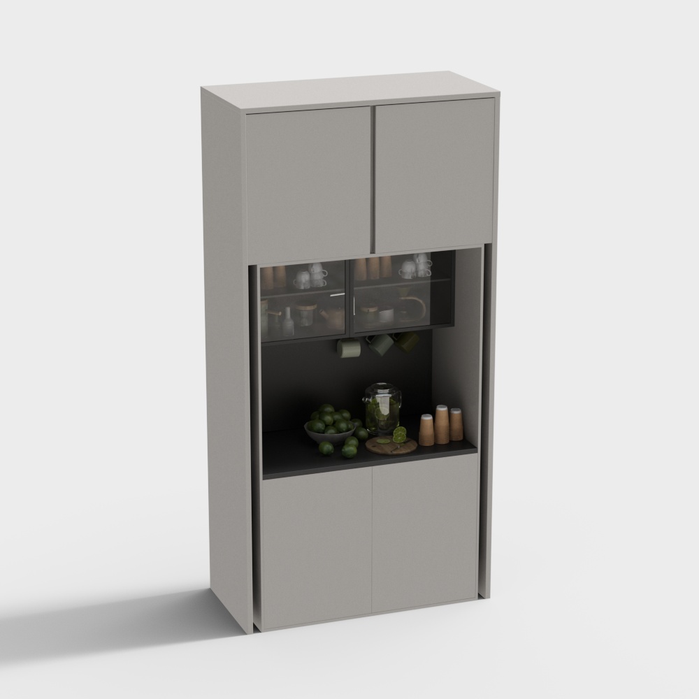 Modern tea cabinet