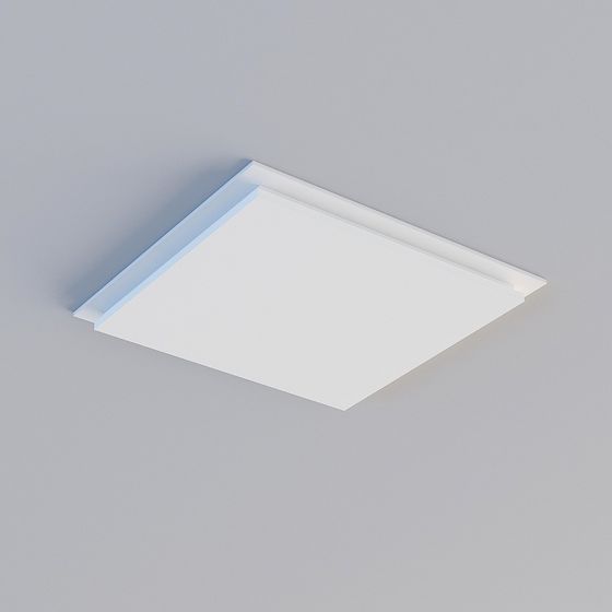 Minimalist Ceiling Light 3D model for Stylish Interiors