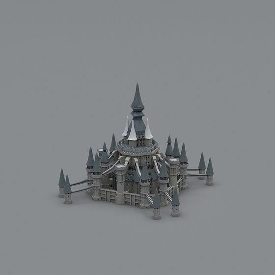 Enchanted Fortress 3D model