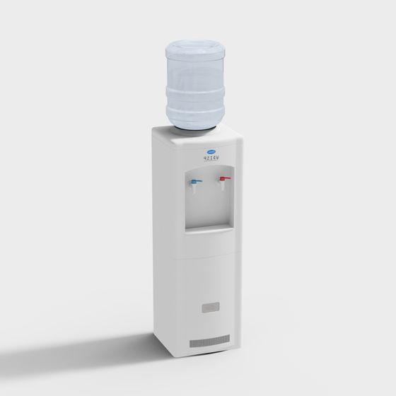 Low Poly Water Dispenser 3D model for Creative Projects