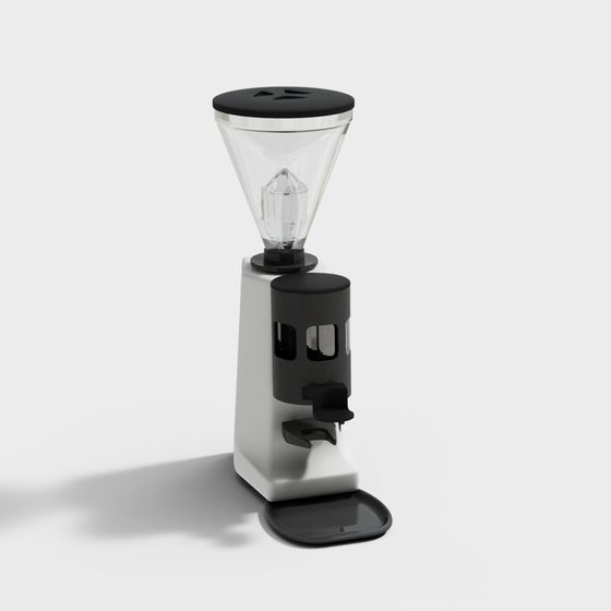 Minimalist Coffee Grinder 3D model for Modern Spaces