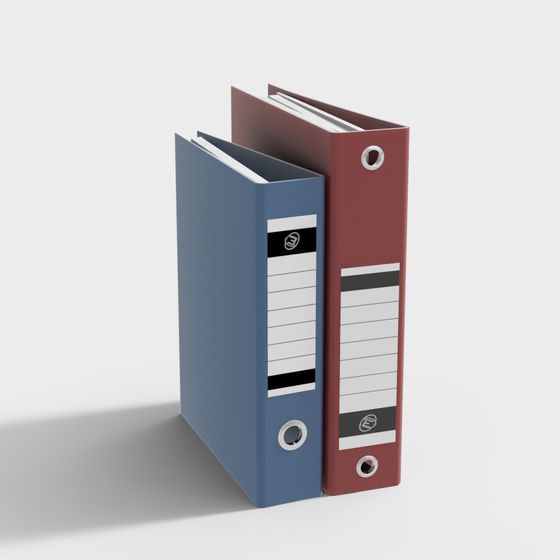 Minimalist Folder 3D model for Creative Projects