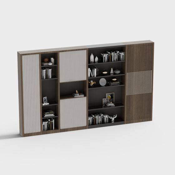 Urban Elegance Bookshelf 3D model