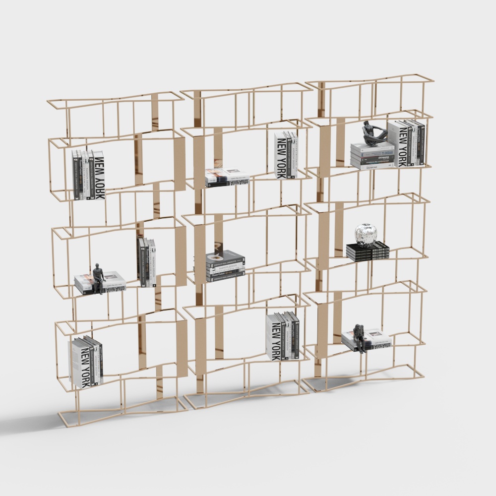 Étagère à livres moderne